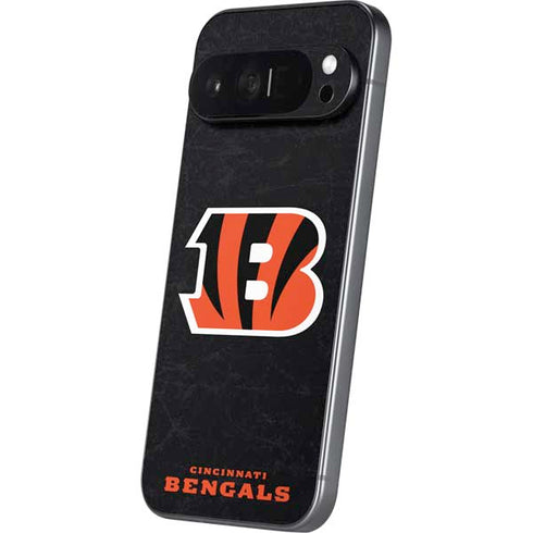 NFL Cincinnati Bengals - Distressed Pixel 9 Pro XL Skin